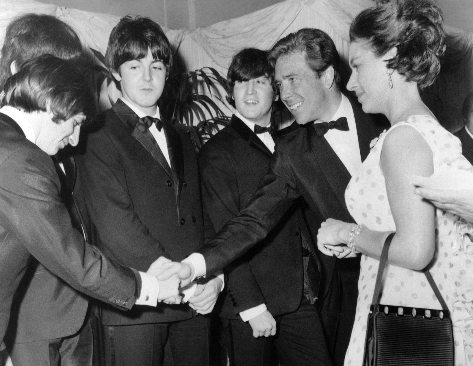 1965: Beatles with Princess Margaret